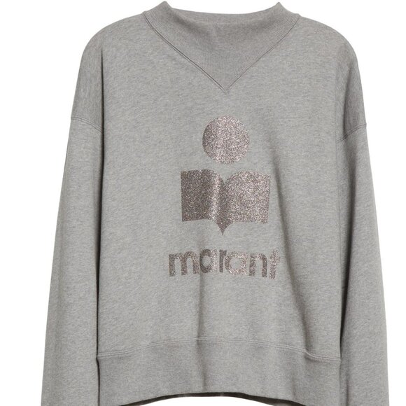 Isabel Marant Gray Oversized Sweatshirt - Picture 4 of 11